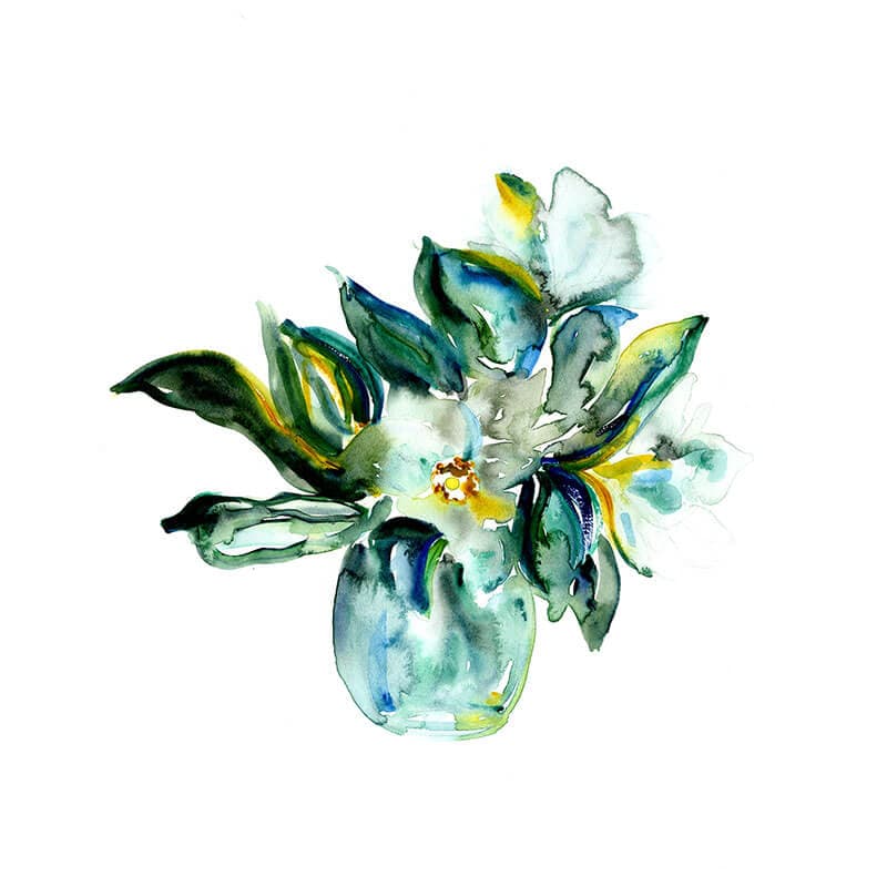 Vase of Magnolias